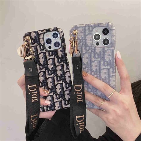 dior phone case iphone 14 pro max|Dior earbud case.